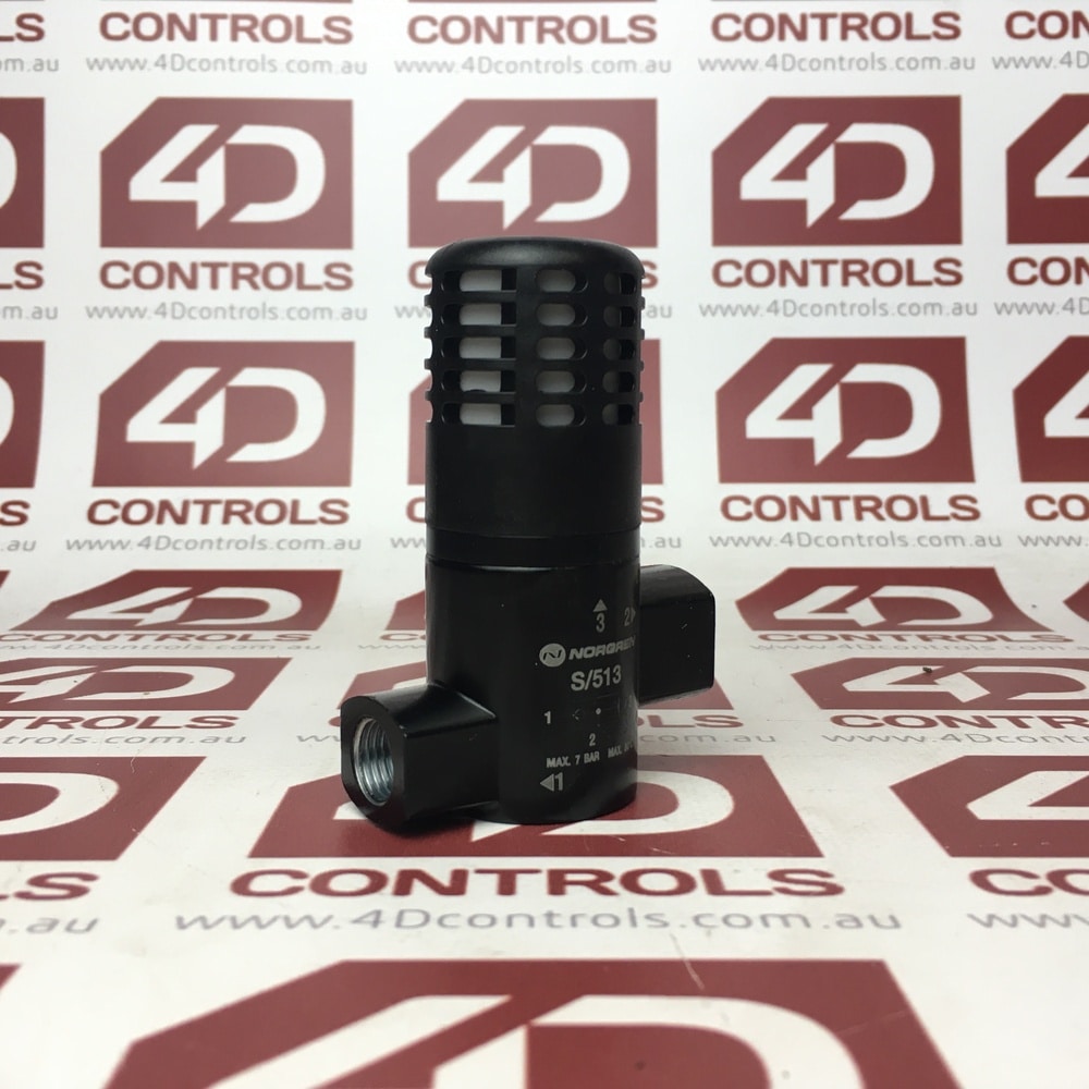 S/513 Valve Quick Exhaust with Silencer 1/4 Guage 0.77 Bar