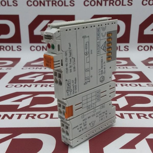 750-601 | WAGO | 750 Series | End Module, 24VDC, 6.3A
