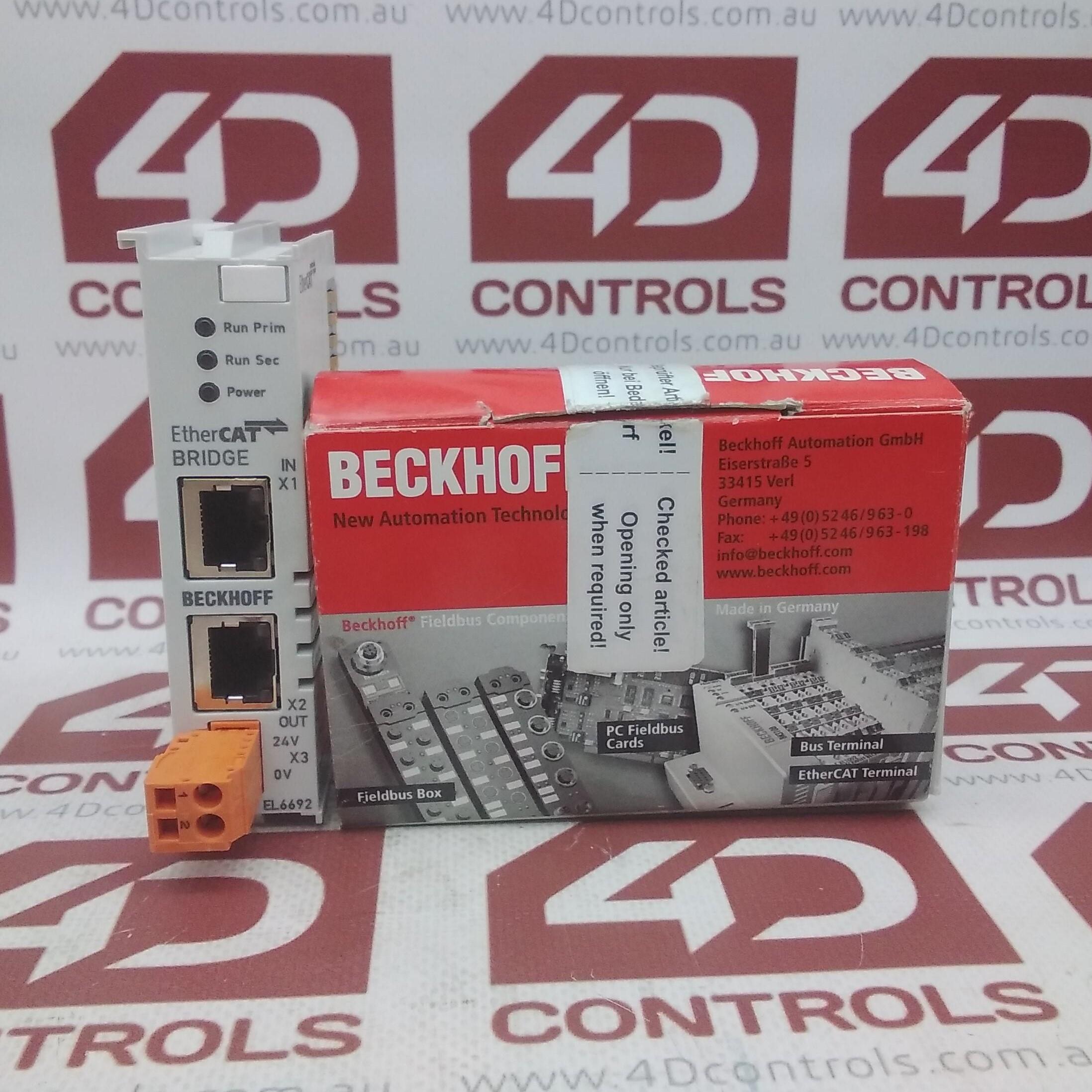 Beckoff Communication Module EL6692 | Beckhoff | Communication Module, Bridge Terminal