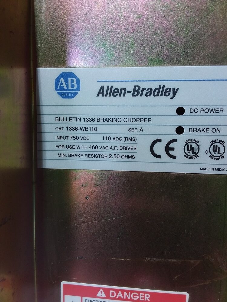 1336-WB110 | Allen Bradley | Dynamic Brake Chopper 380-480V 110A