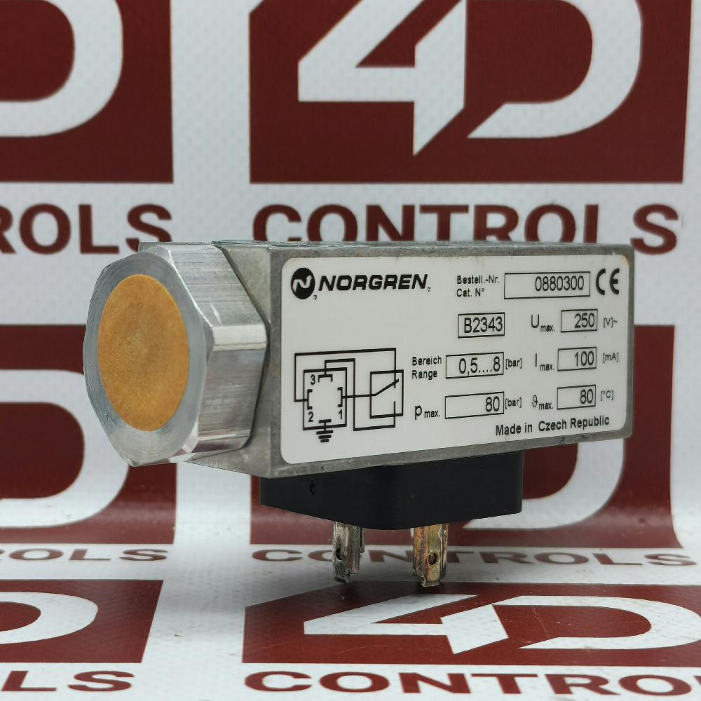 0880300 | Norgren | Pressure Switch 25 â€š 250 Bar Positive