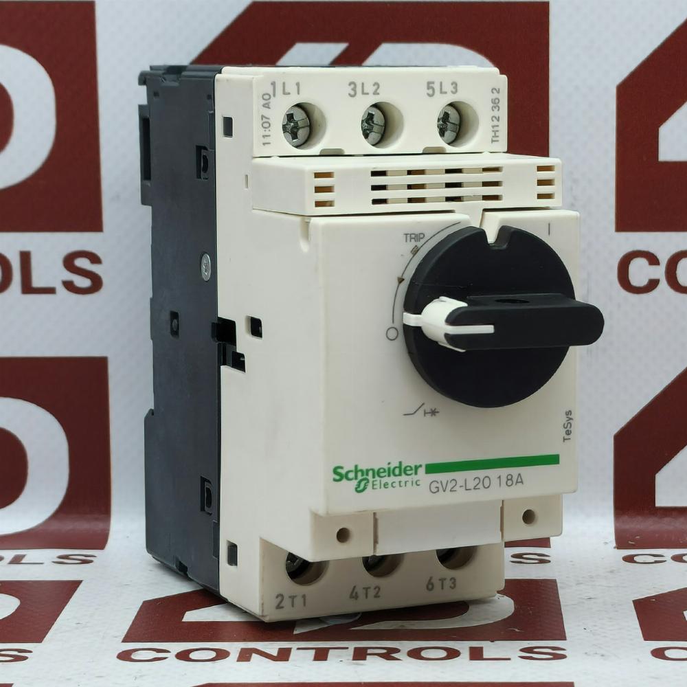 Gv2 Ranges GV2L20 | Schneider | TeSys GV2, Motor Circuit Breaker, 18A