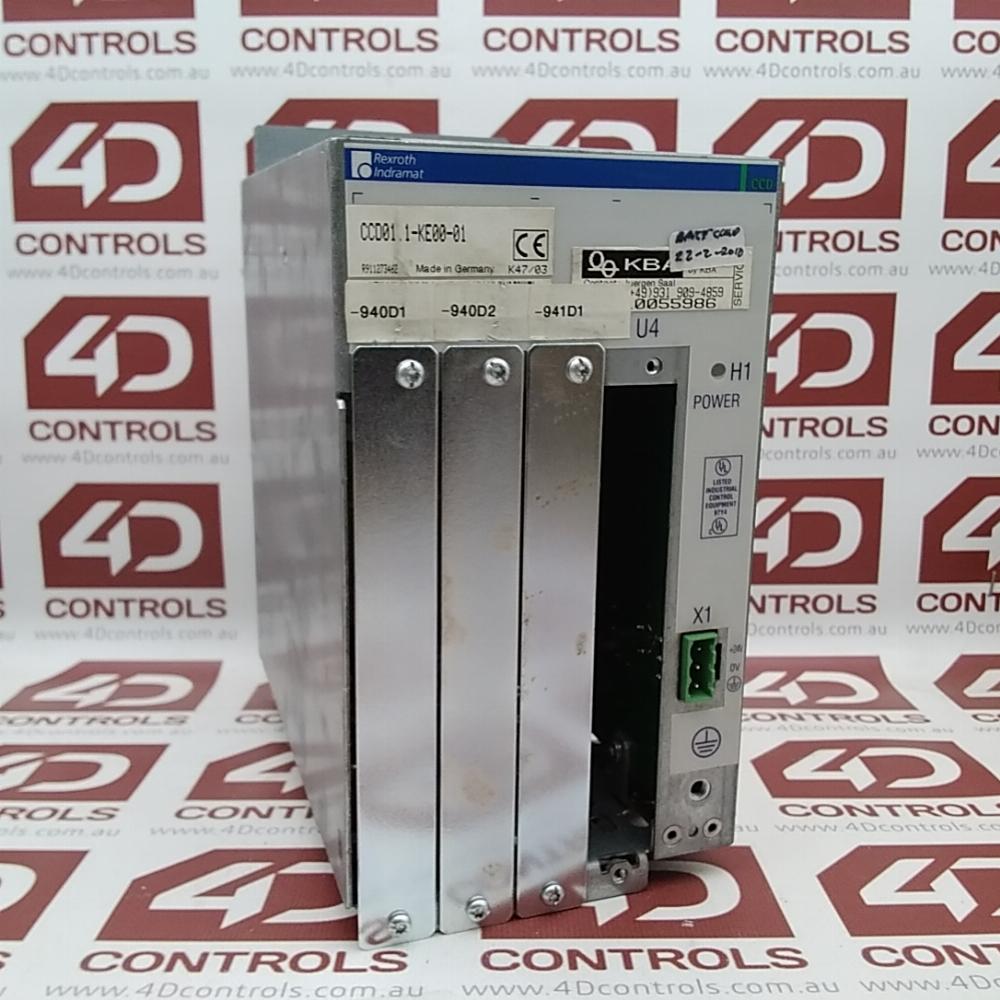 Rexrogth Rack CCD01.1-KE00-01 | Rexroth | Rack Assembly, 4 Slot, 24 V
