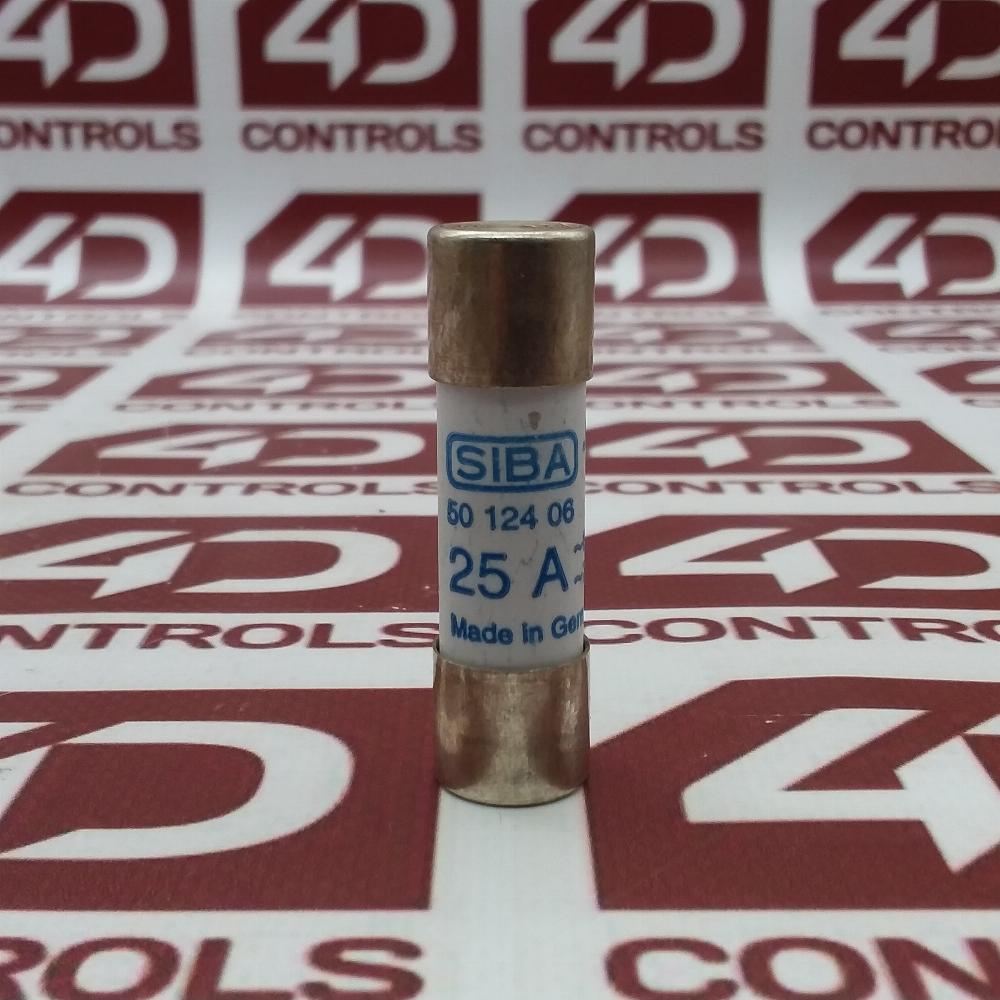 50 124 06.25 | Siba | Fuse, 25A, 690V, 200kA, 700VAC