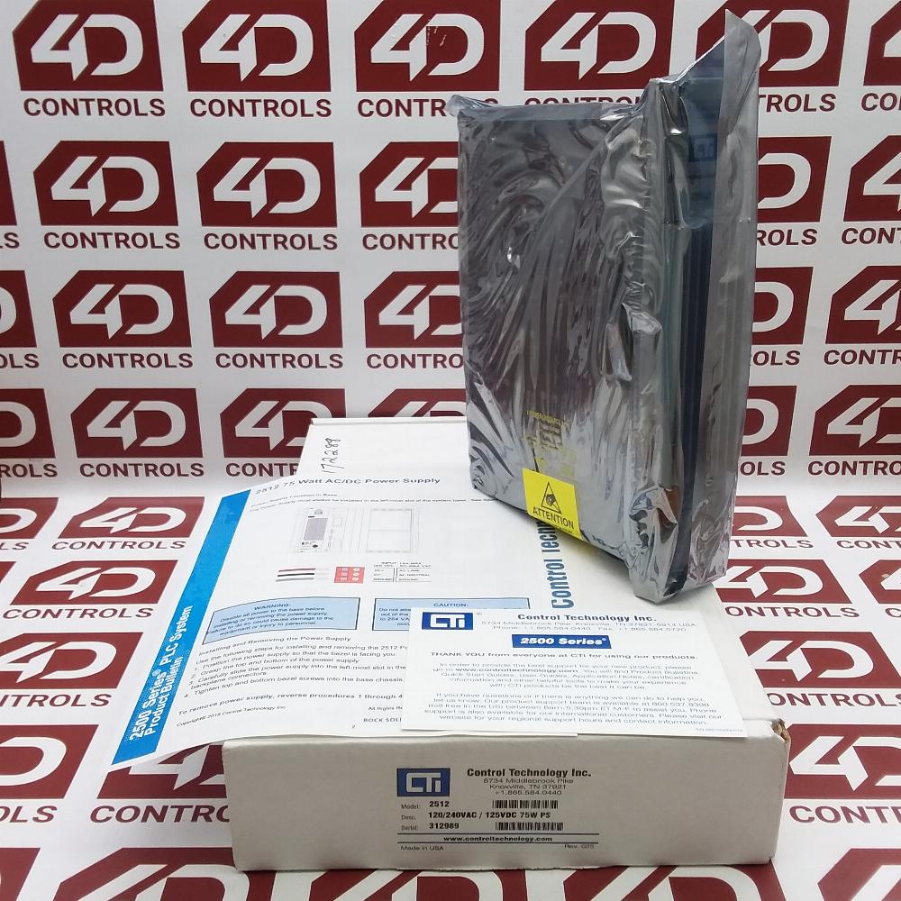 2512 | Control Technology Inc | , Power Supply, 90-264VAC