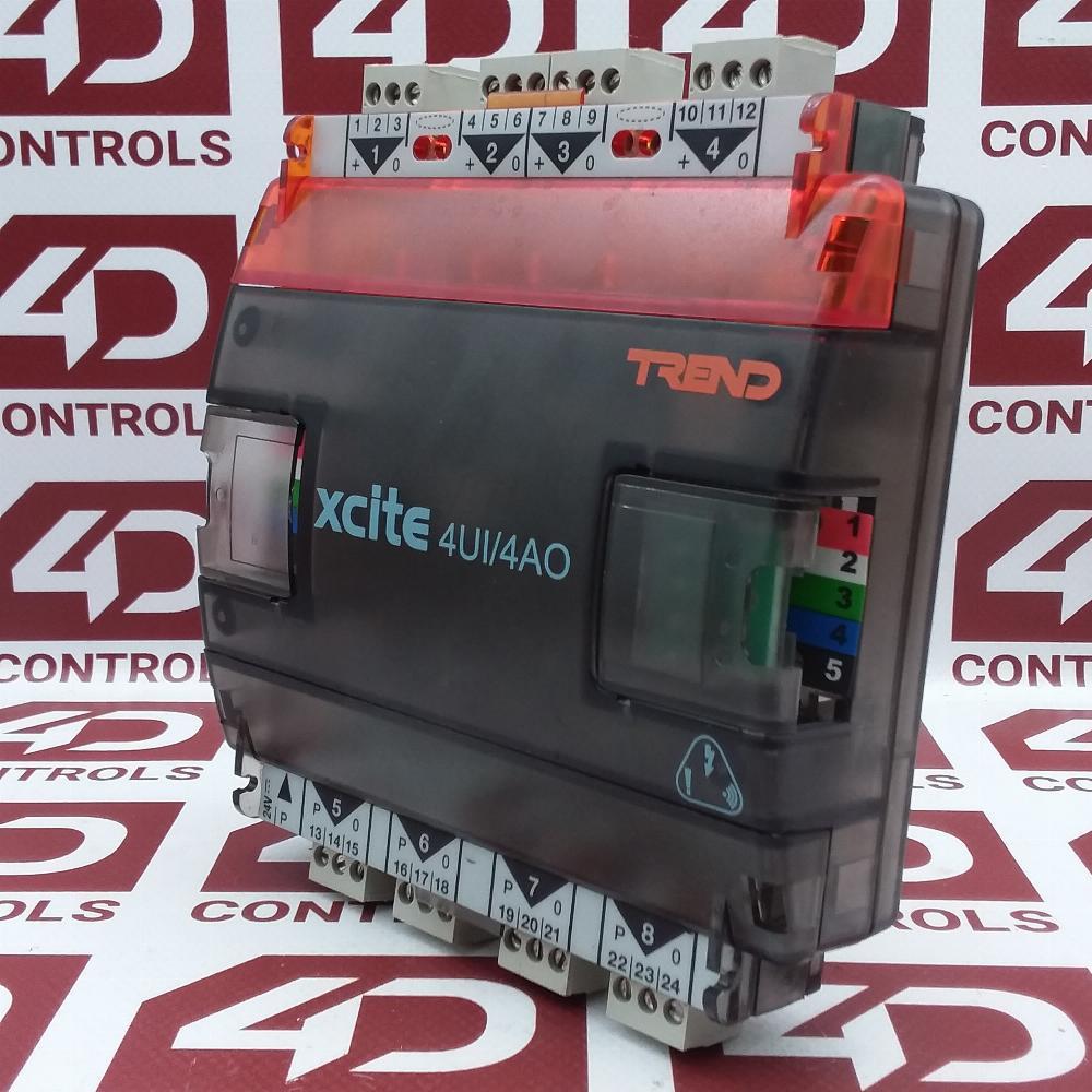 XCITE/IO/4UI/4AO | Trend | I/O Module, 24VDC, 4UI, 4AO