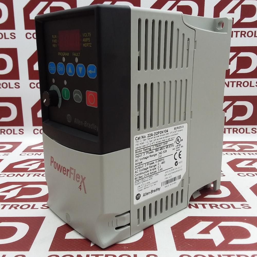 22A-D2P3N104 | Allen Bradley | PowerFlex 4, AC Drive