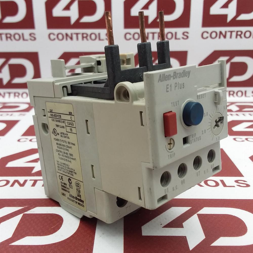 Overload Rellay Ranges 193-ED1CB | Allen Bradley | Solid State Overload Relay