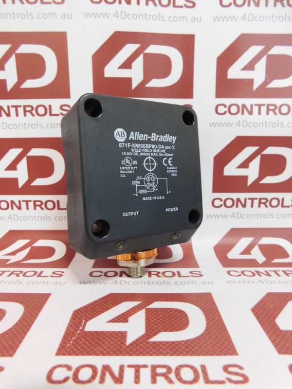 871FNW50BP80D4 Allen Bradley Inductive Sensor 4 Wire