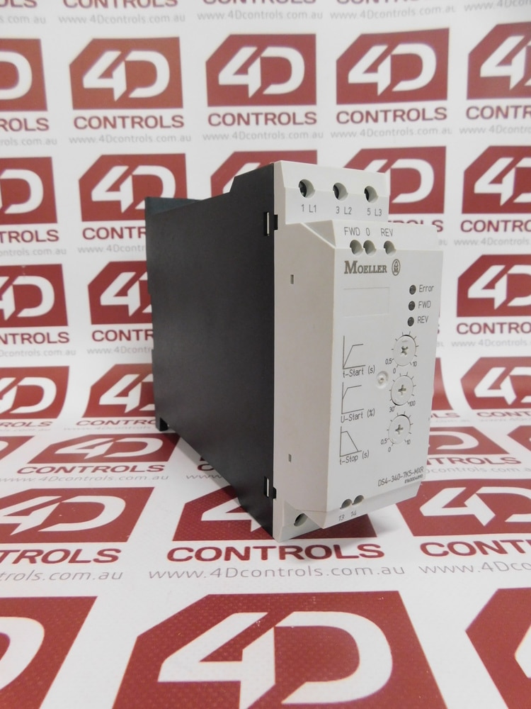 Moeller DS4 340 7K5 MXR Soft Starter 16A 3 Phase 110 500VAC 24VDC 7 5kW