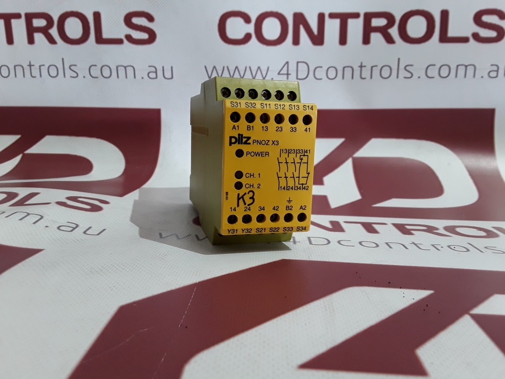 Pilz PNOZ X3 Safety relay 120VAC 24VDC 5VA 2.5W