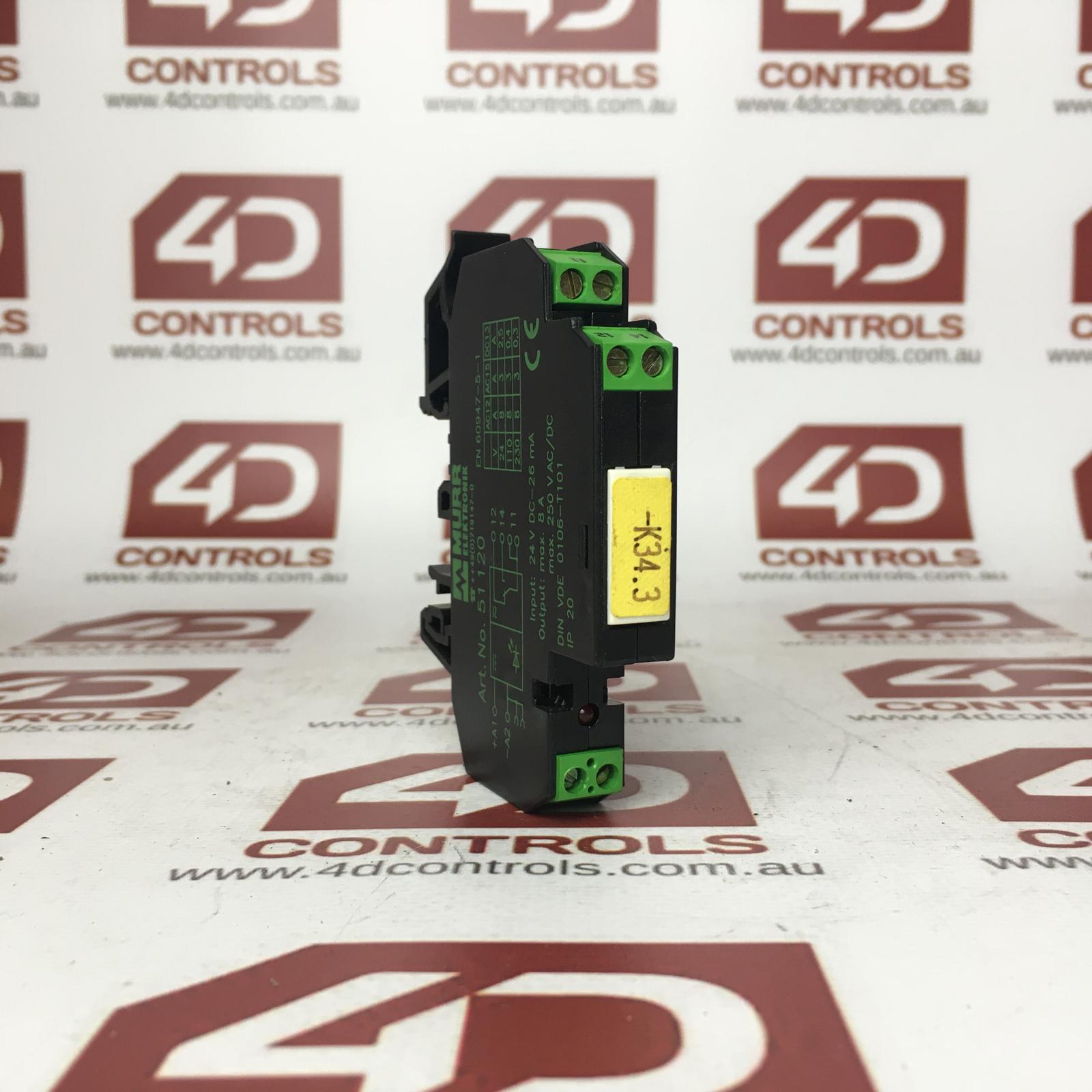 51120 | Murr Elektronic | Terminal Output Relay Input: 24VDC