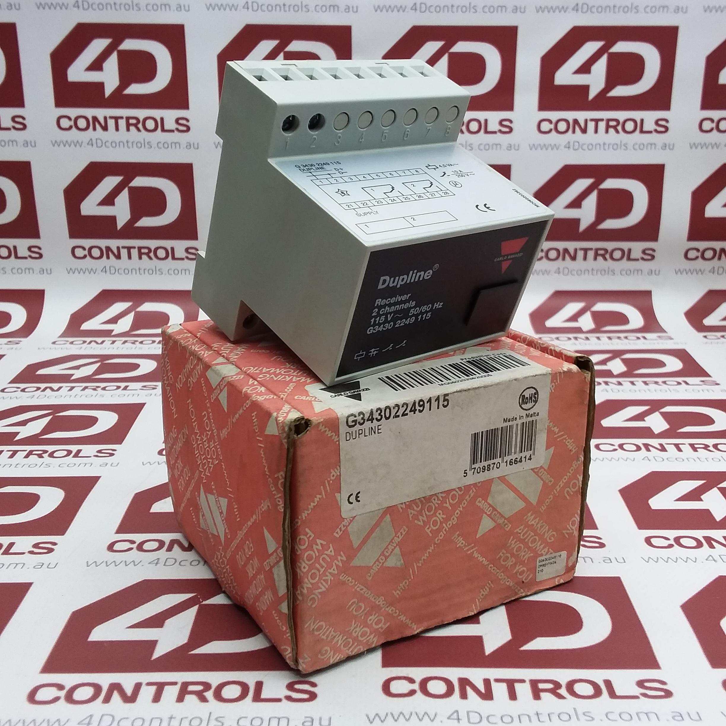 G34302249115 Carlo Gavazzi Relay Receiver 2 Channels 10A