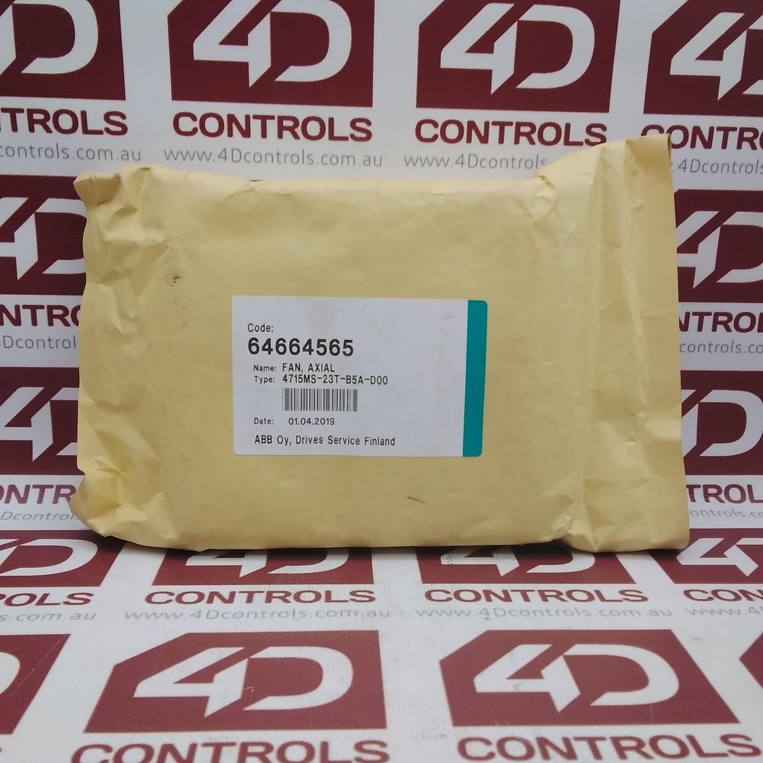 4715MS-23T-B5A-D00 | Minebea NMB | Fan, 1 Phase, 230VDC, 50/60Hz