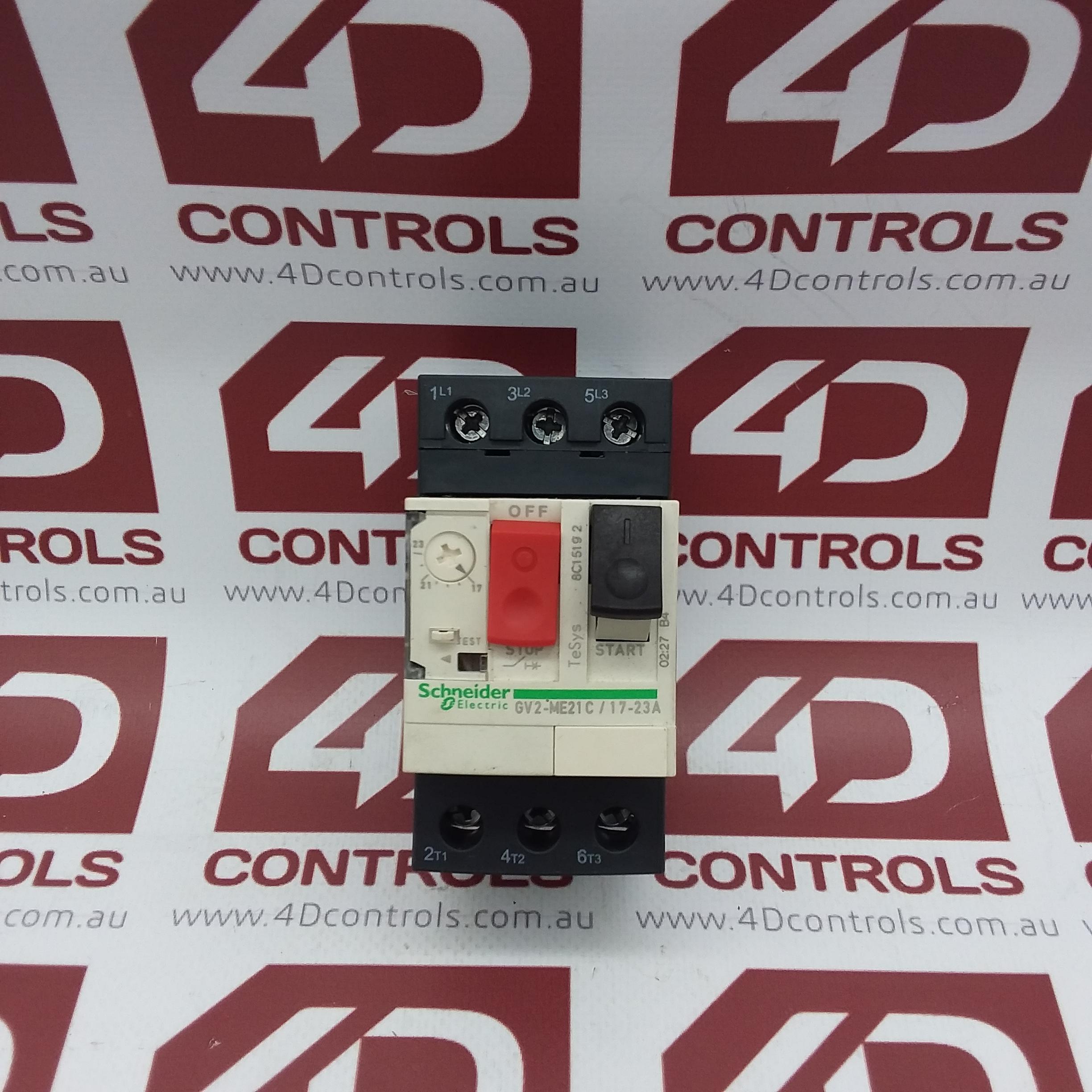 GV2-ME21 | Schneider | Motor Circuit Breaker, 3 Pole, 600VAC