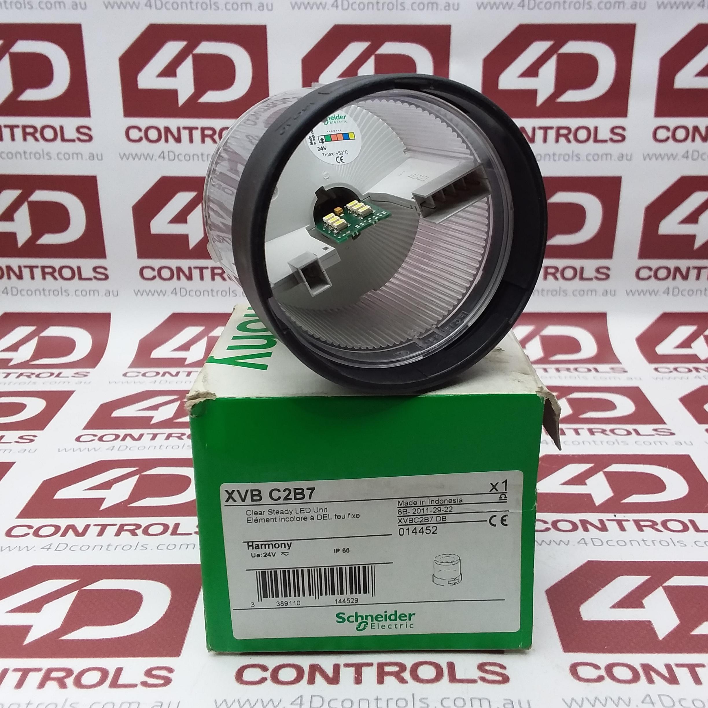 XVBC2B7 Schneider Tower Light, Illuminated, Clear Lens, 24V