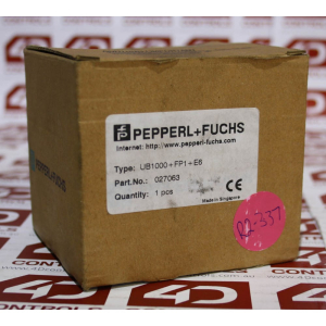 Pepperl and Fuchs UB1000+FP1+E6 ULTRA SONIC SENSOR 027063