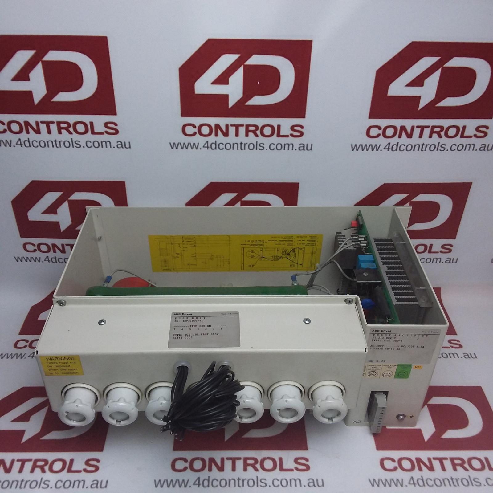 YT 212 002-C | ABB | Robot Rectifier Alternate Part Number: YTDC 300-5