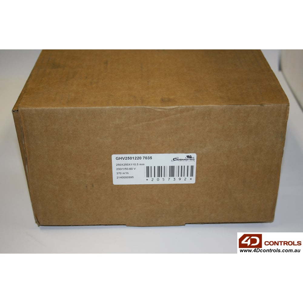 GHV2501220 7035 | Cosmotec | Filter Fan 230V AC 370m3/hr