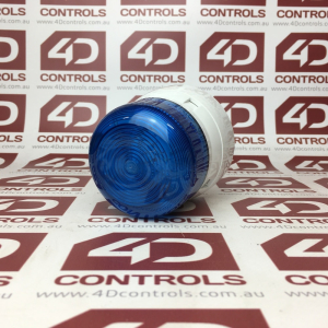 KL3061B | NHP | LED Beacon Light Blue Lens 12VDC-24VDC IP65 White Base