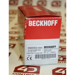 KM2002-0004 | Beckhoff | Digital Output Terminal Module, 16 Channel, 24VDC, 0.5A