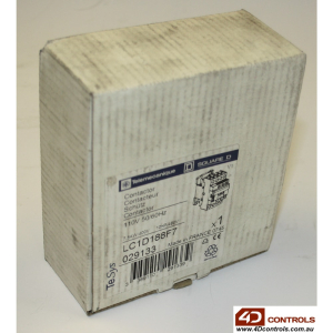 LC1D188F7 | Telemecanique | Contactor 4 Pole 18A 110VAC