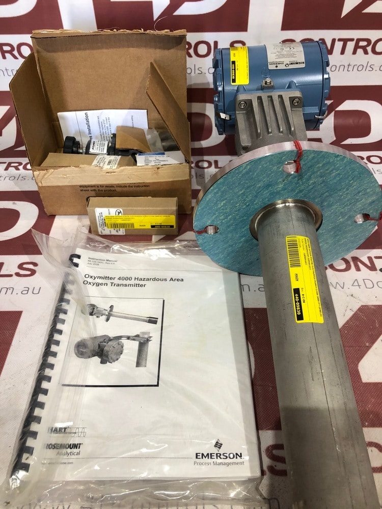 Rosemount O2 Probe Rosemount OXT4C-3-0-0-0-14-3-1-00-01-00-10 Oxymitter In-Situ Oxygen Probe