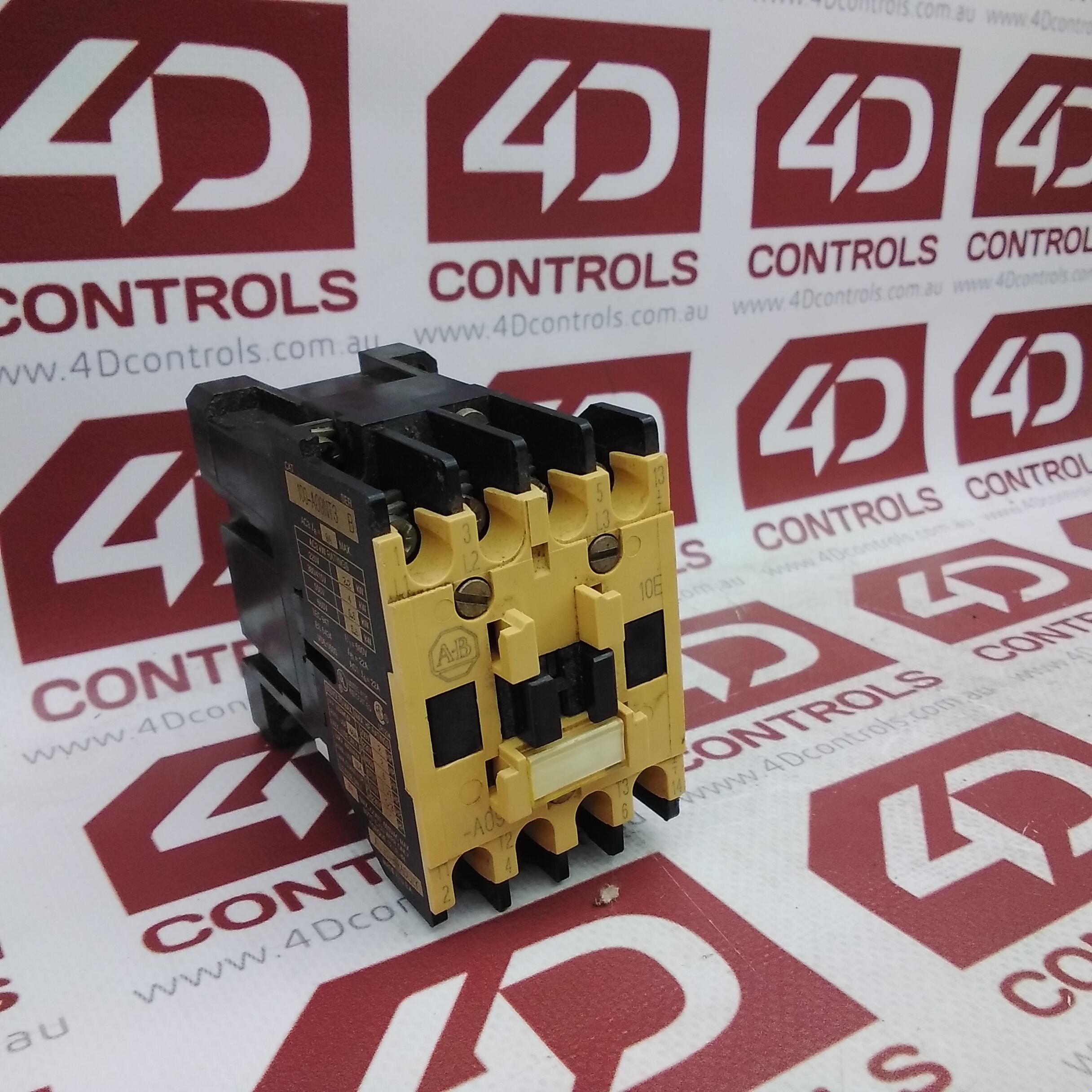 100-A09NT3 | Allen Bradley | Contactor, 9A, 3 Pole, 1 N.O. 240VAC Coil Voltage