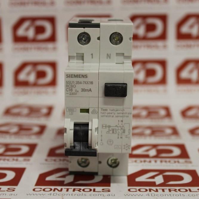 Siemens 5SU1354-7KK16 RCBO Residual Current Breaker 30MA 10KA