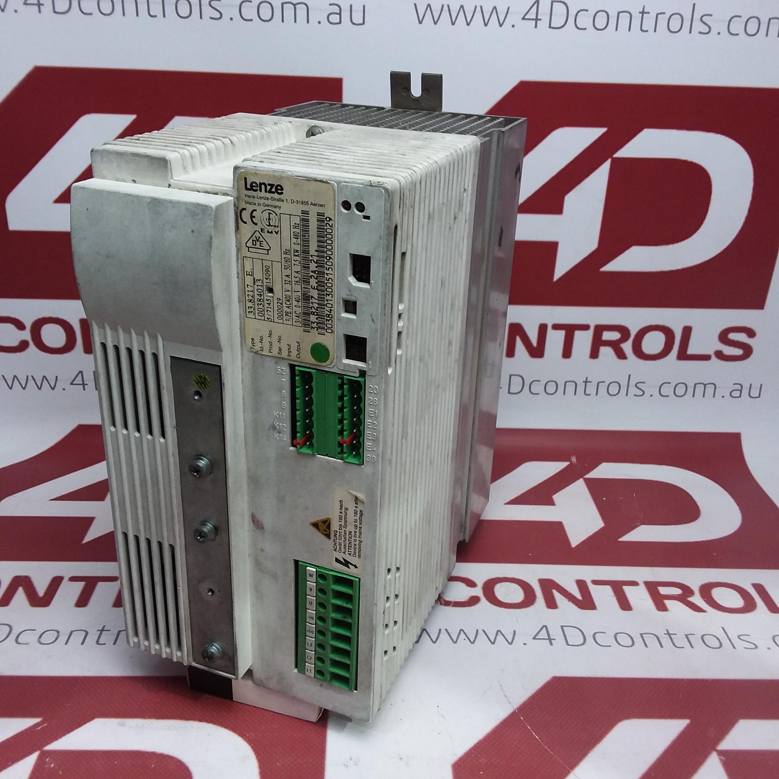 33-8217e-lenze-inverter-drive-7-5kw-400vac-32a-50-60hz