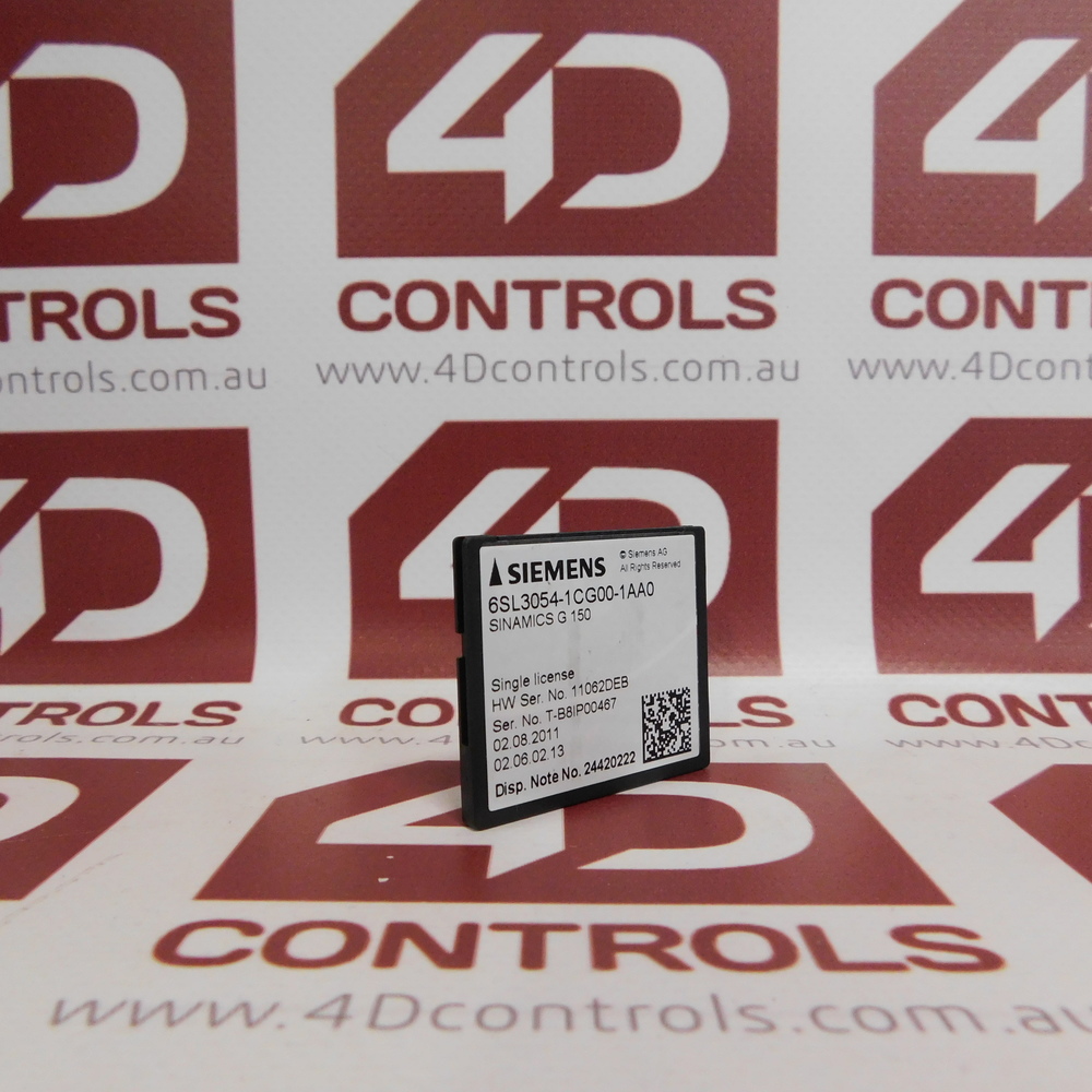 6SL30541CG001AA0 Siemens Sinamics G150 Compact Flash Card