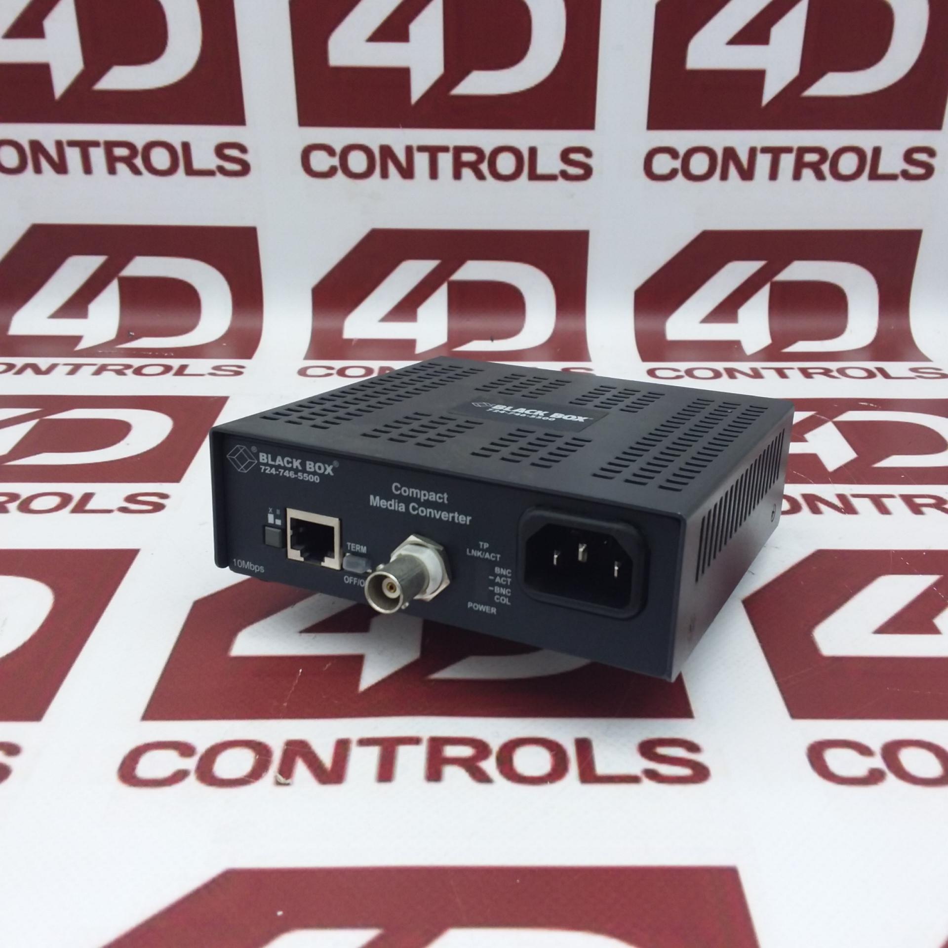 LMC009A-R4 | Black Box | Compact Media Converter, 10Mbps, 10Base-T, 10Base-2