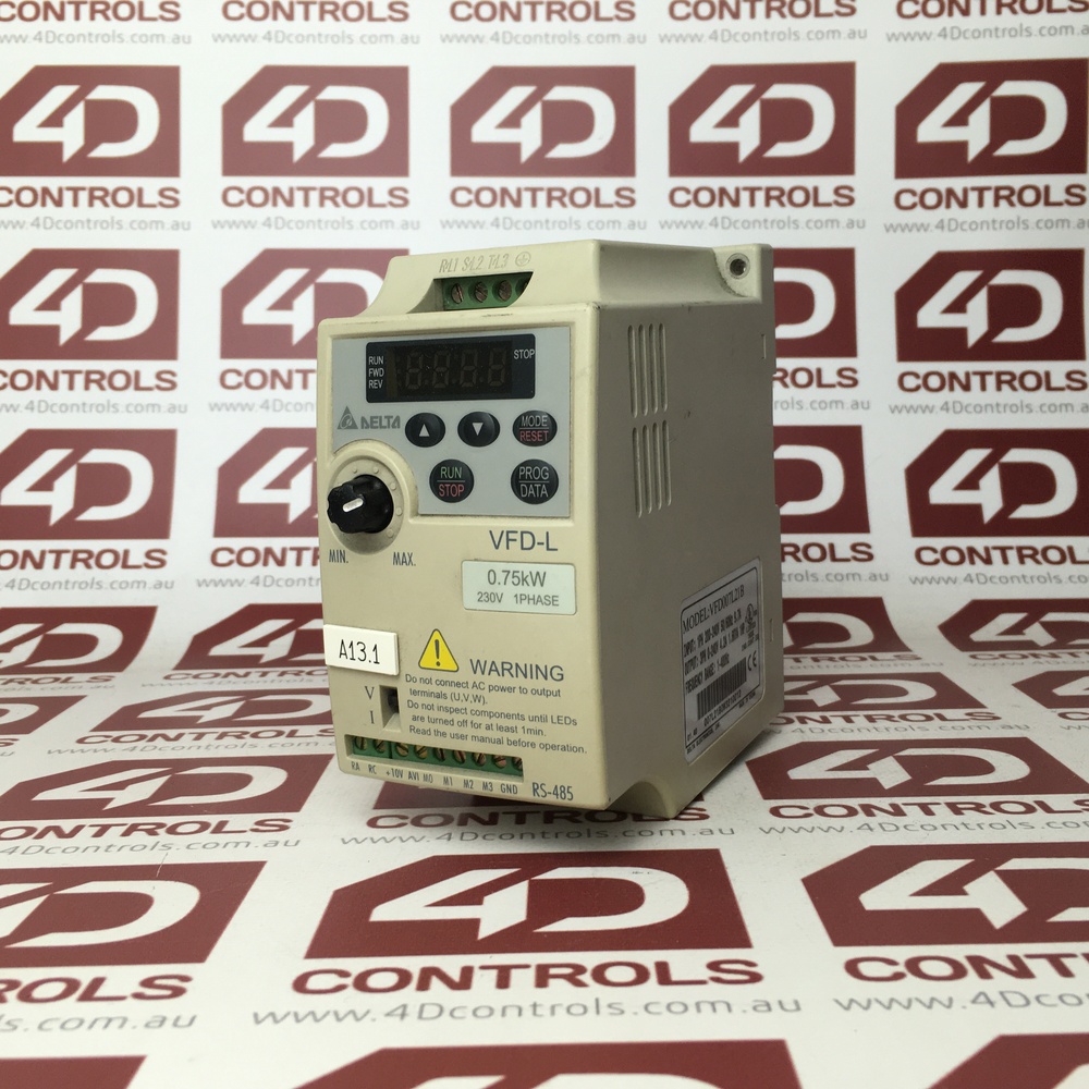 VFD007L21B | Delta Electronics | Drive AC 1HP 240V 1 Phase / 3 Phase 4.2A