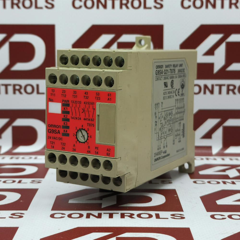 G9SA321T075 Omron Safety Monitoring Relay Unit 24 V AC/DC