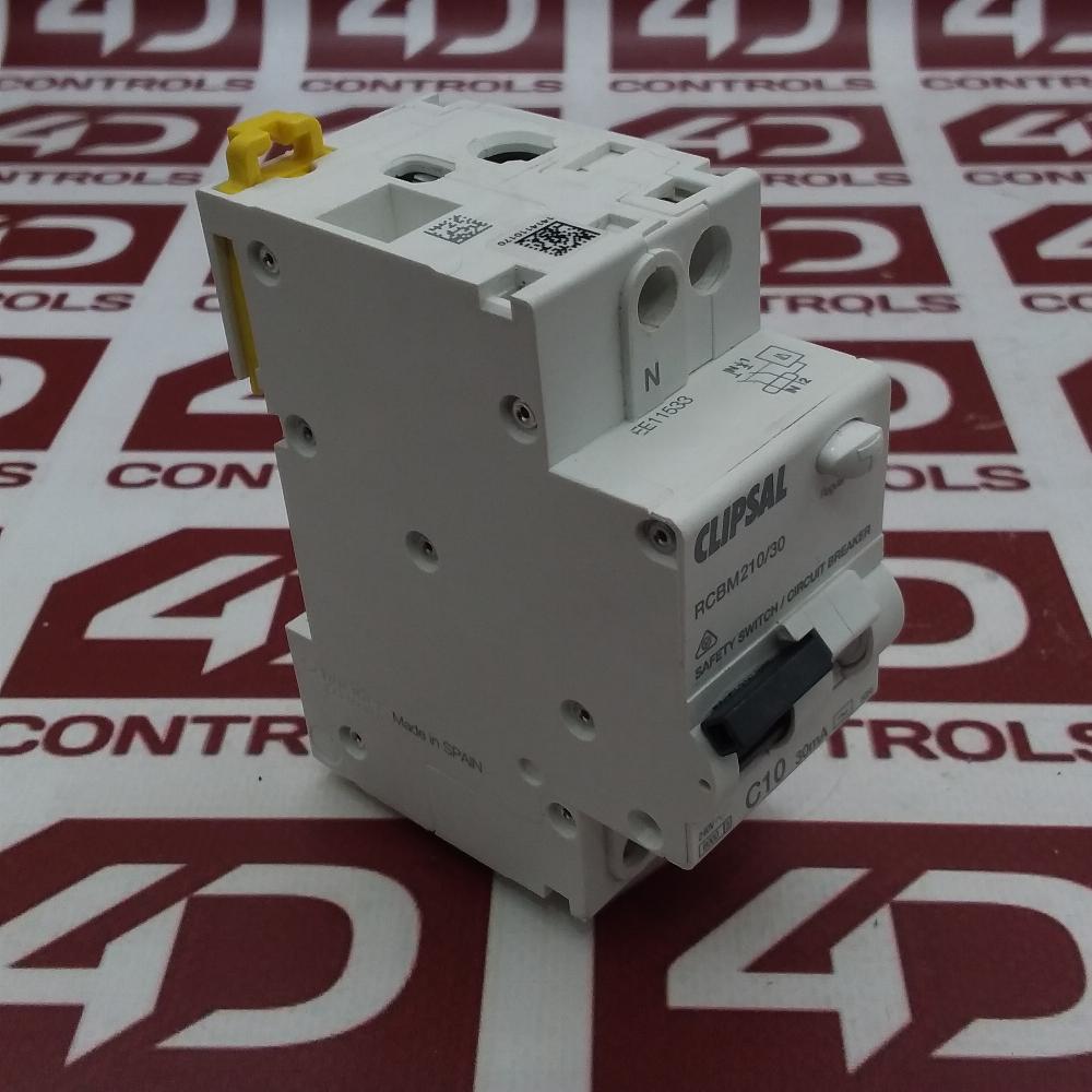 RCBM210/30 Clipsal Safety Switch/Circuit Breaker, 240V, 10A