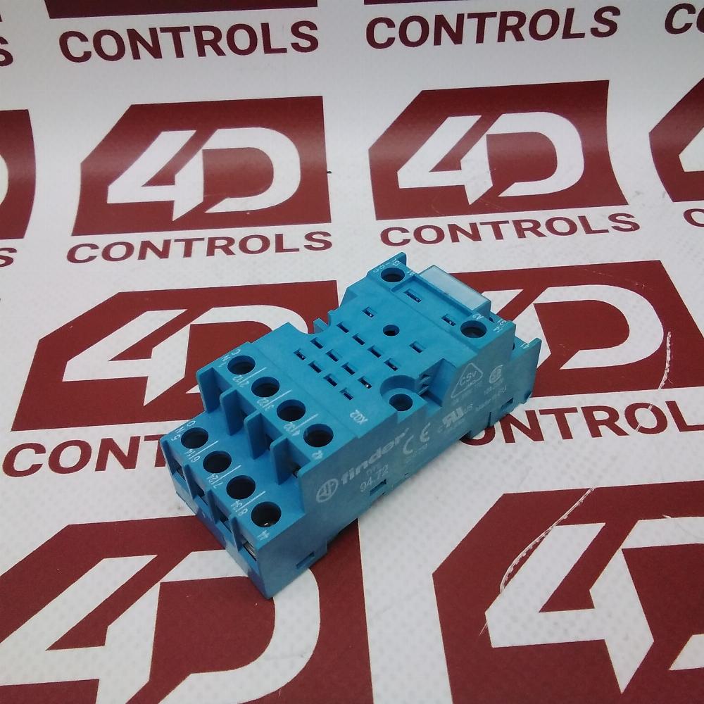 94.72 | Finder | Socket , For 55.32 Relay, Din Rail/Panel, Mount Screw Terminal