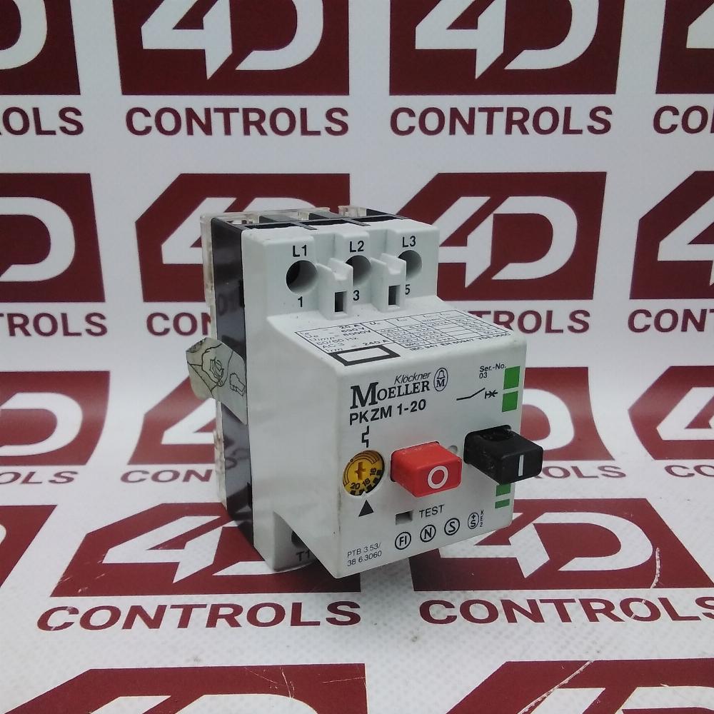 PKZM120 Eaton Relay, Solid State Overload, 3/5HP, 20AMP