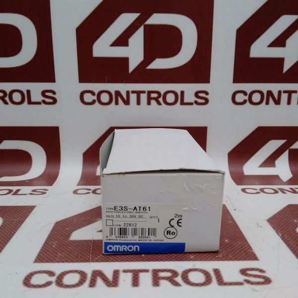 At61 E3S-AT61 | Omron | (26602) Emitter/Receiver Photoelectric 2M