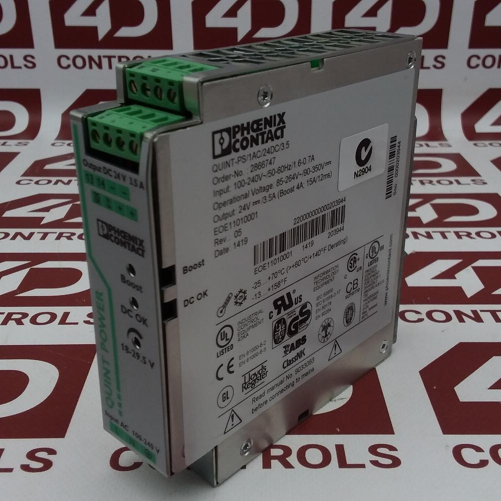 2866747 | Phoenix Contact | (QUINT-PS/1AC/24DC) Power Supply