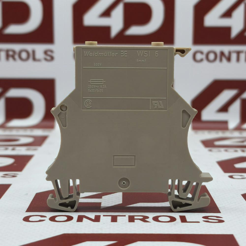 WSI 6 Weidmuller (1011000000) Terminal Block 6mm2 Fused