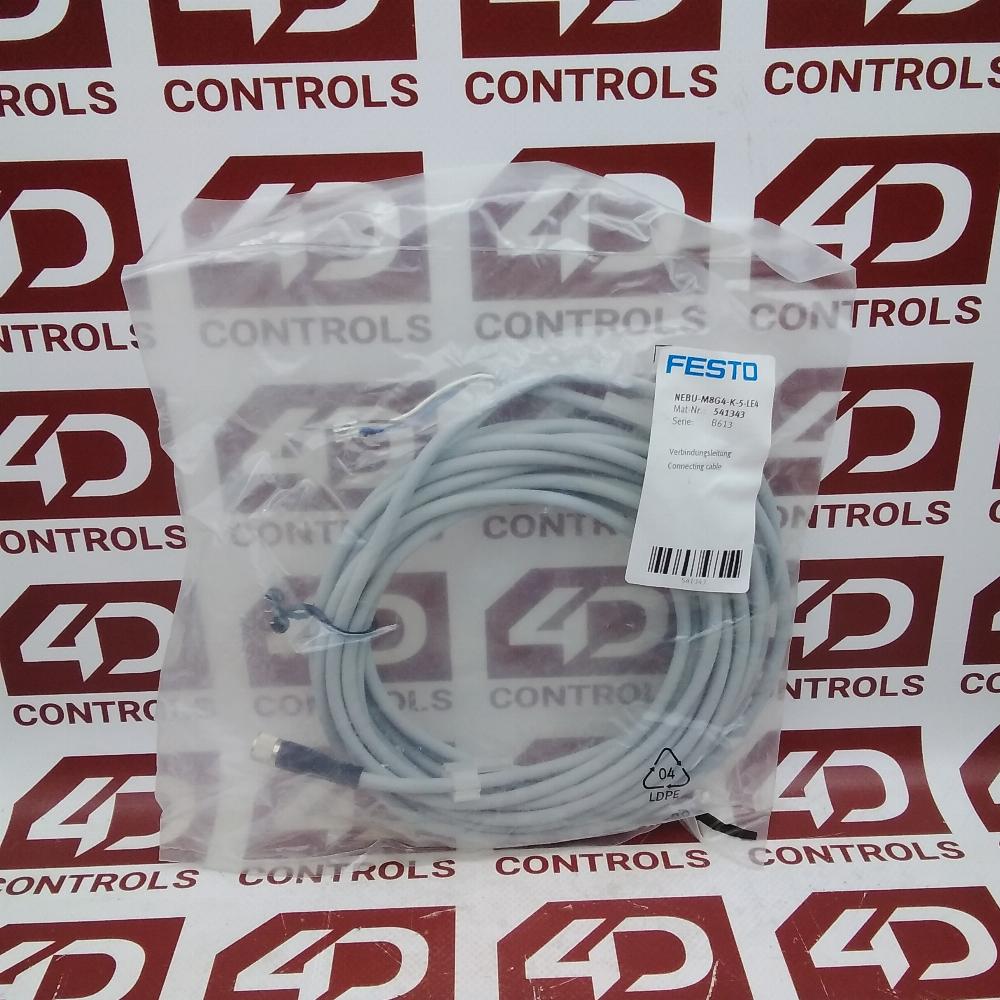 NEBU-M8G4-K-5-LE4 | Festo | (541343), Cordset, Straight