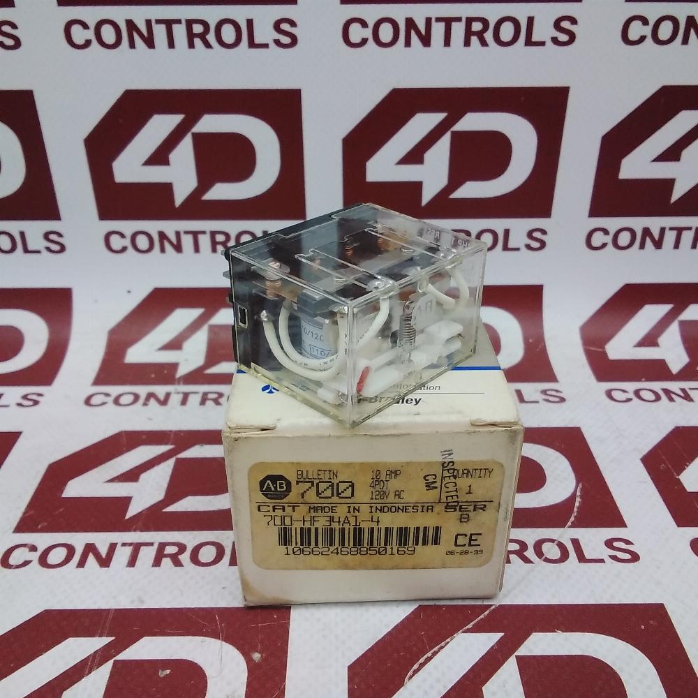 700HF34A14 Allen Bradley General Purpose Relay 4 Pole 12A