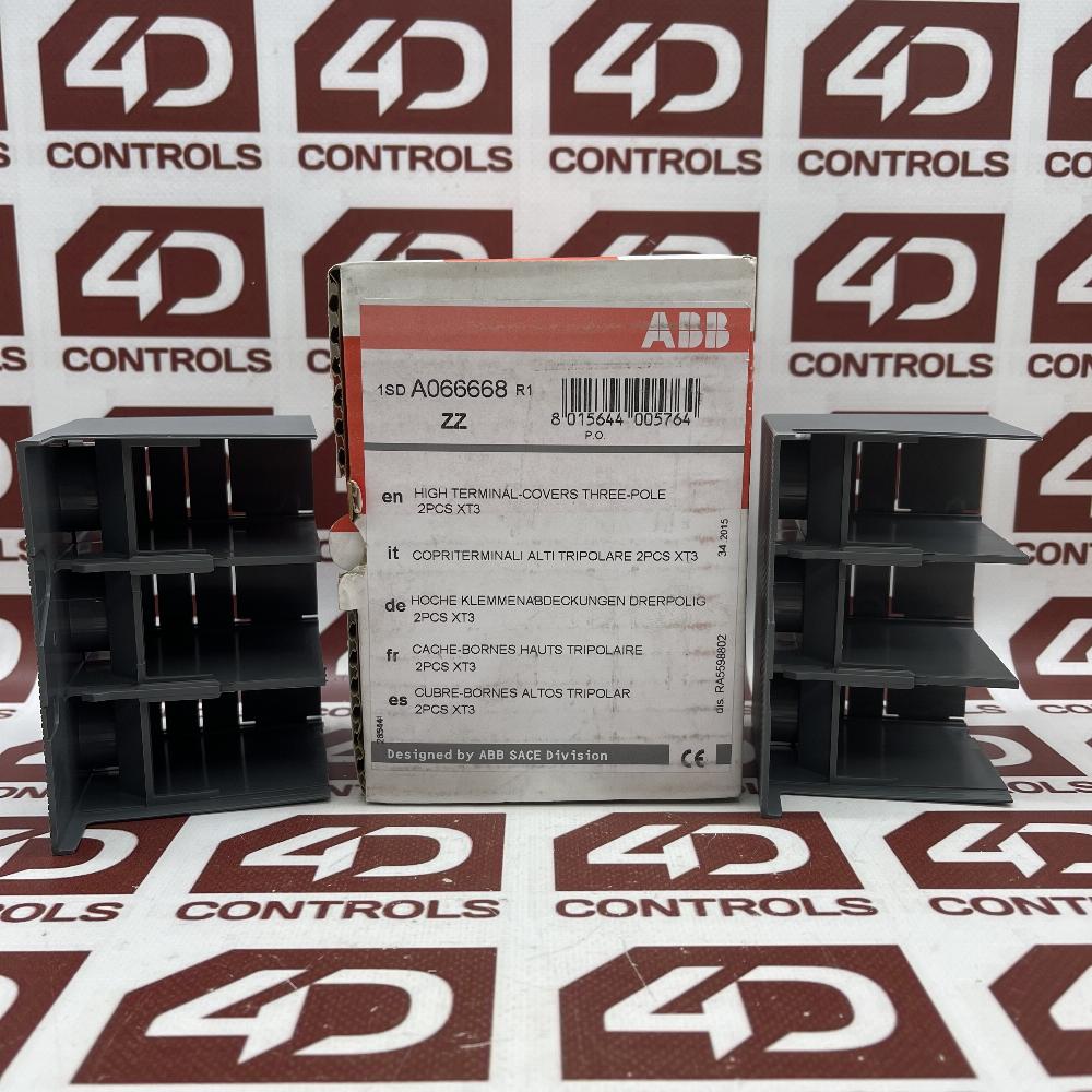 ABB A066668R1 HTC XT3 3P Terminal Cover High 2 Pieces
