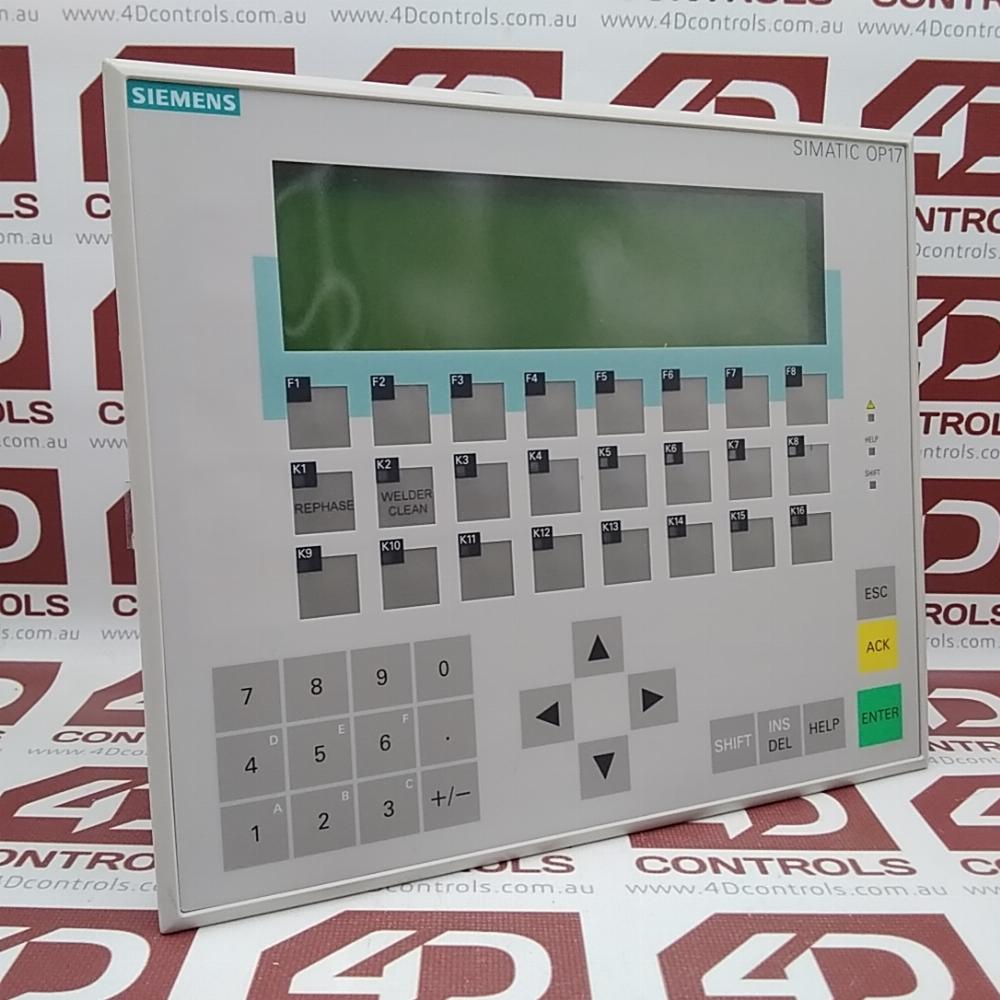 6AV3 617-1JC20-0AX1 | Siemens | Simatic OP17/DP, HMI Panel