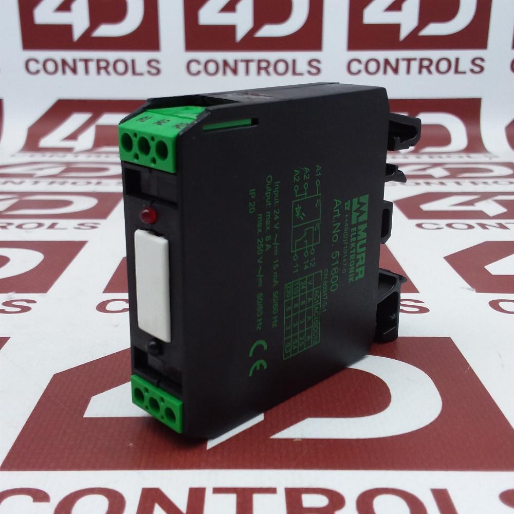 51600 | Murr Elektronic | Output Relay, Input: 24VAC/DC, 15mA