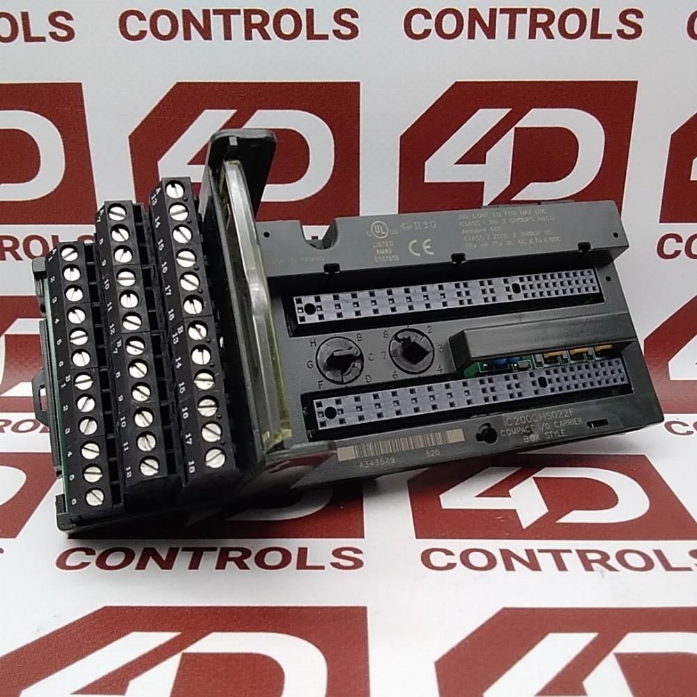 IC200CHS022 GE Fanuc Versamax, I/O Carrier, Compact