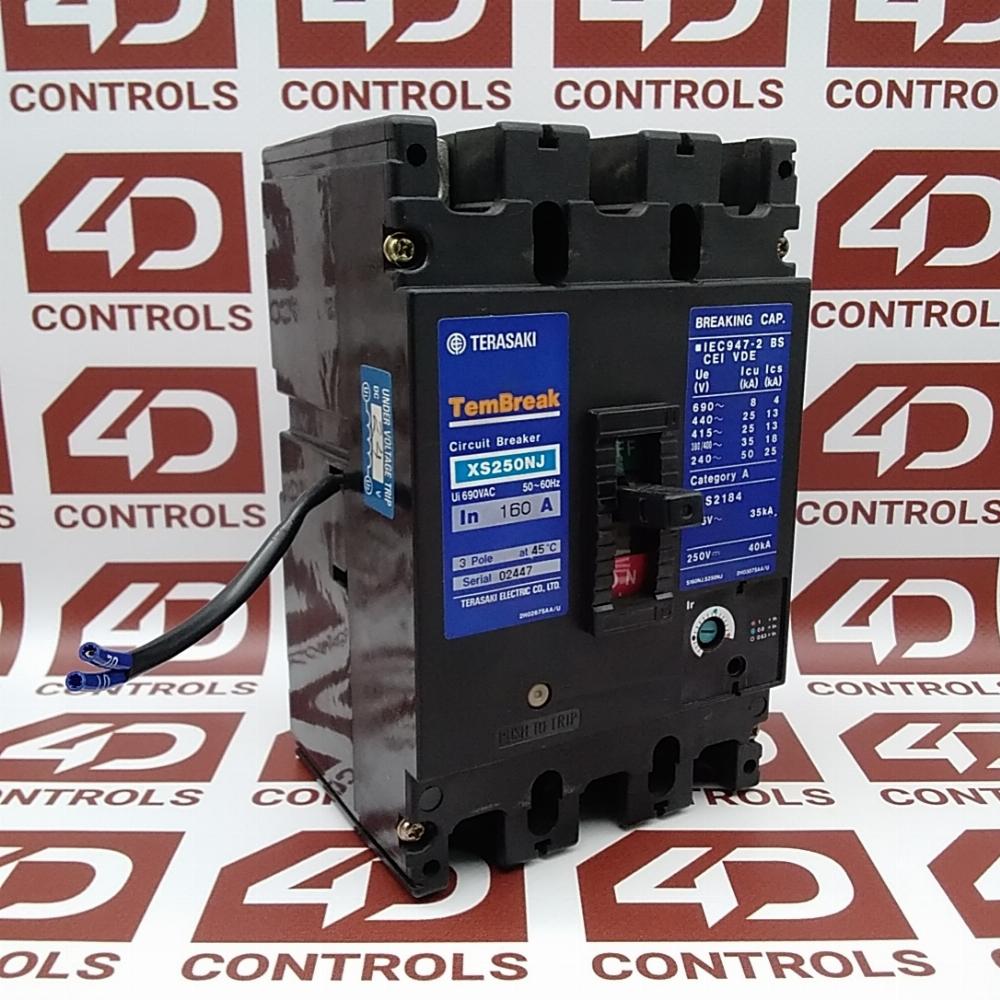 Zig-Zag – Circuit Breaker XS250NJ 3P 160A | Terasaki | Circuit Breaker, 3 Pole, 250A