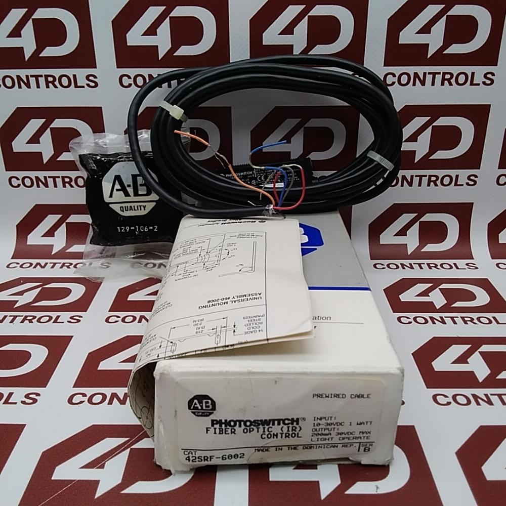 42SRF6002 Allen Bradley Photoelectric Sensor, Fiber Optic