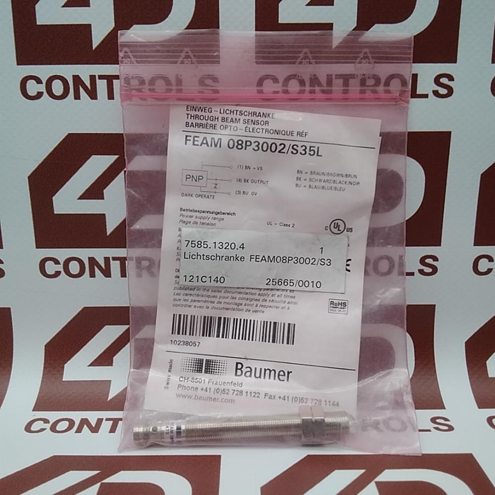 FEAM 08P3002/S35L | Baumer | (10238057), Photoelect Sensor