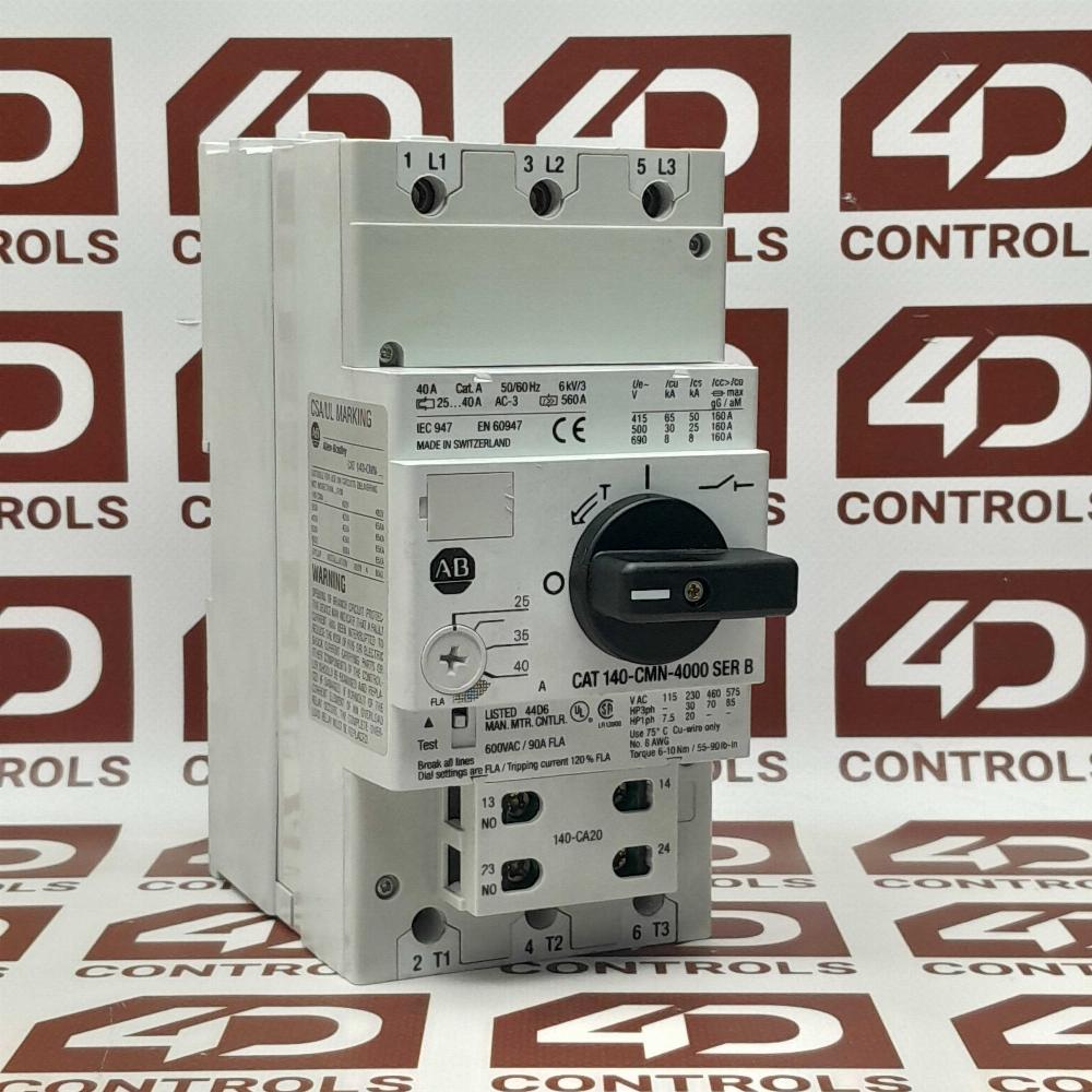 140-CMN-4000 | Allen Bradley | Motor Protection Circuit Breaker, 25.0 - 40.0A